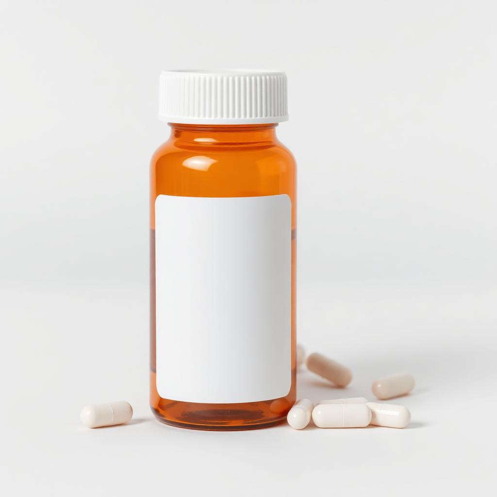 Pharmacy capsule bottle for Minoxidil / Spironolactone Capsules